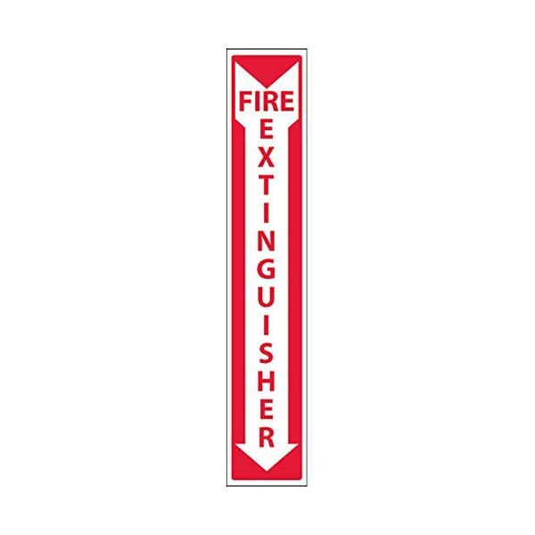 National Marker Co Vinyl Fire Safety Sign - Fire Extinguisher M39P - main